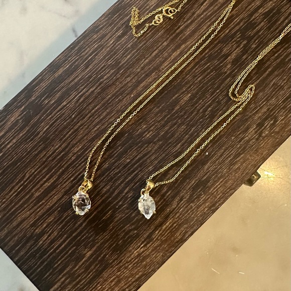 Herkimer Gold Vermeil Necklace - Picture 2 of 5